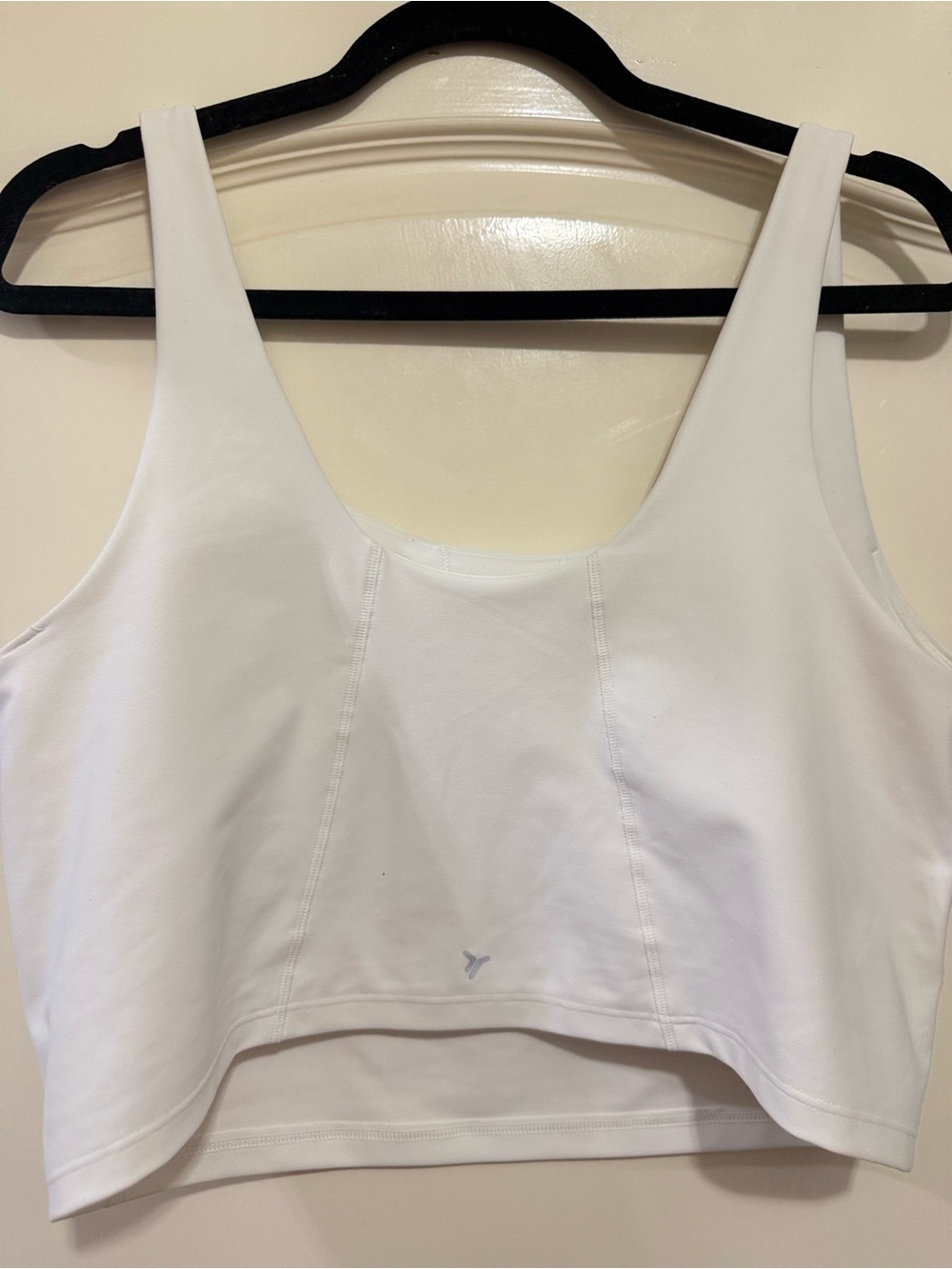 Old Navy White Active Powersoft Sports Bra Top - Picture 2 of 7